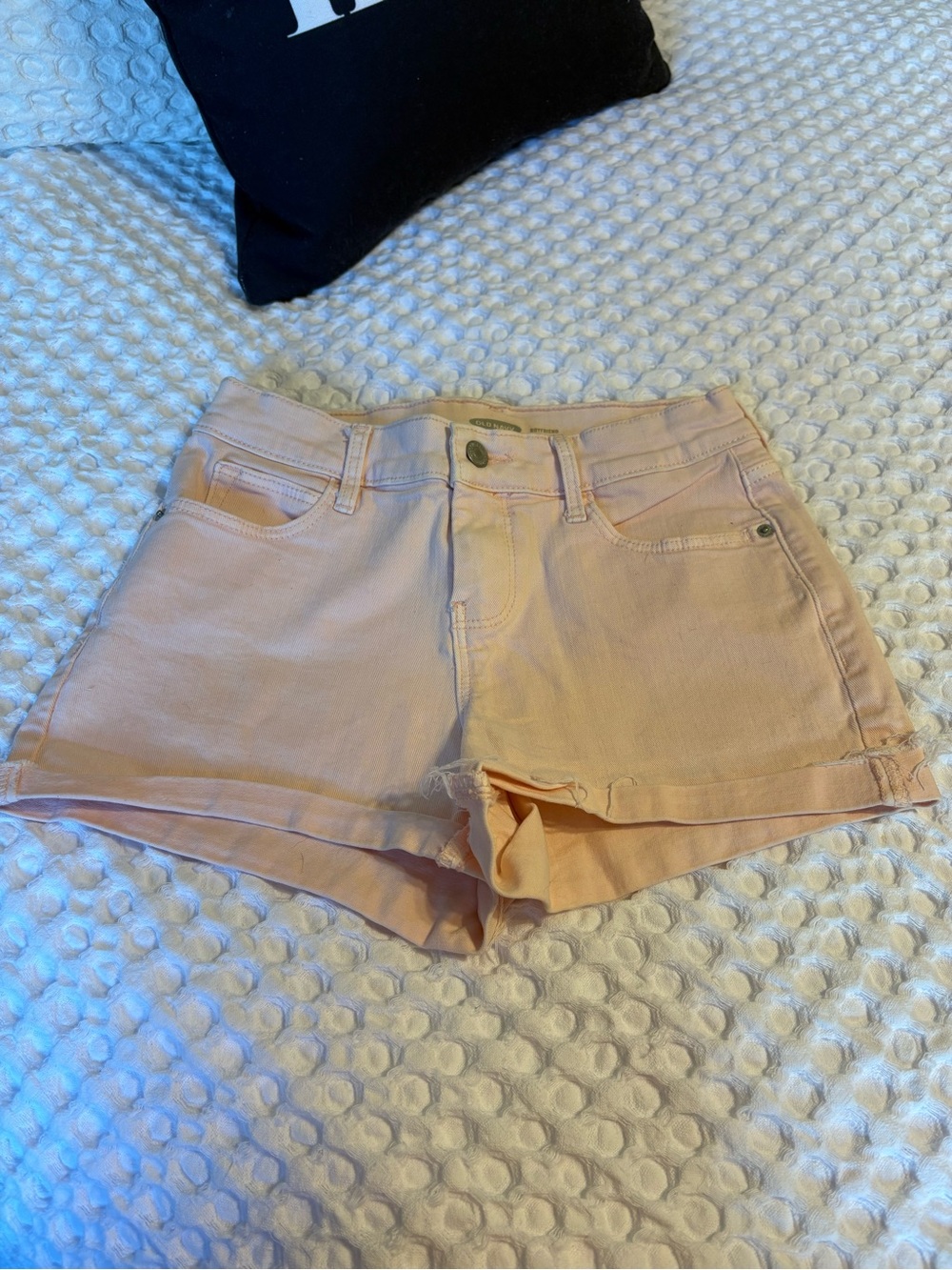 Old Navy Peach Denim Jean Shorts